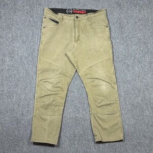 Wrangler 10NS857SR ATG Mens 36x30 Reinforced Utility Pant Green Double Knee 0217